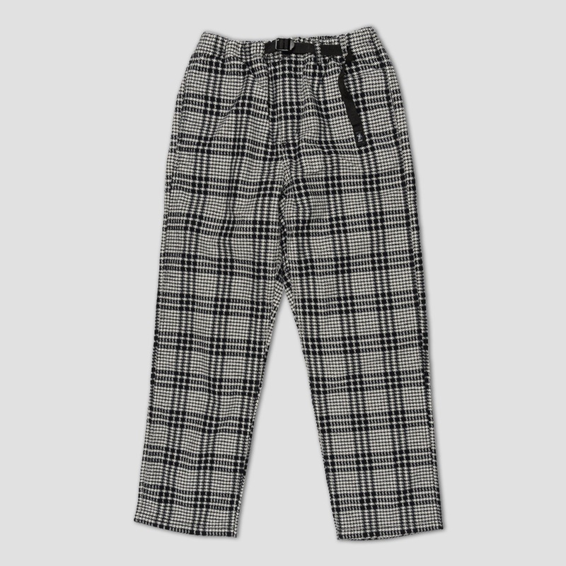 Dancer Belted Simple Pant Black Check Small