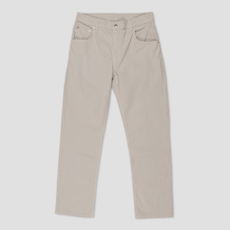 Dancer Five Pocket Pant Oyster Grey Small