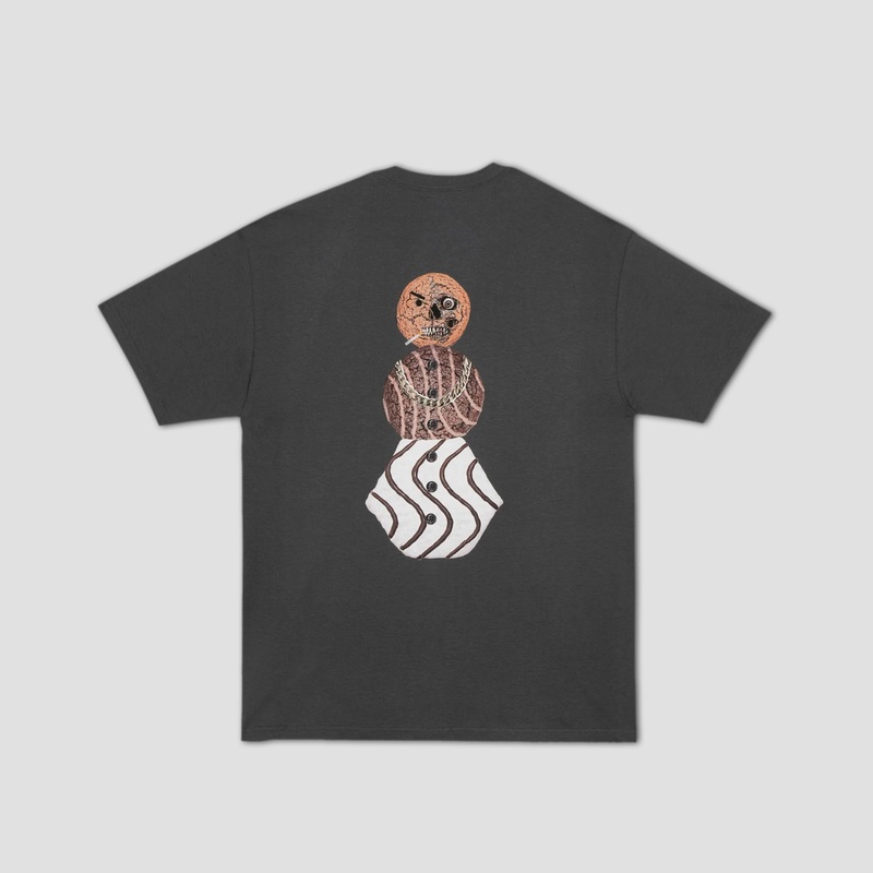 Quartersnacks Halloween Snackman T-shirt Charcoal Small