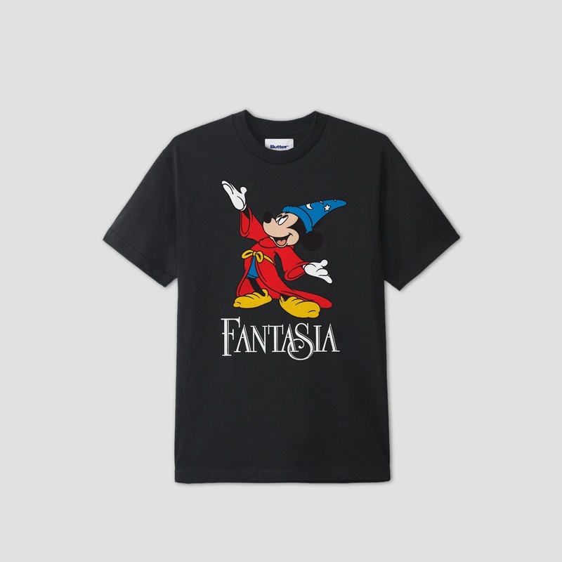Butter Goods x Disney Fantasia T-Shirt Black Small