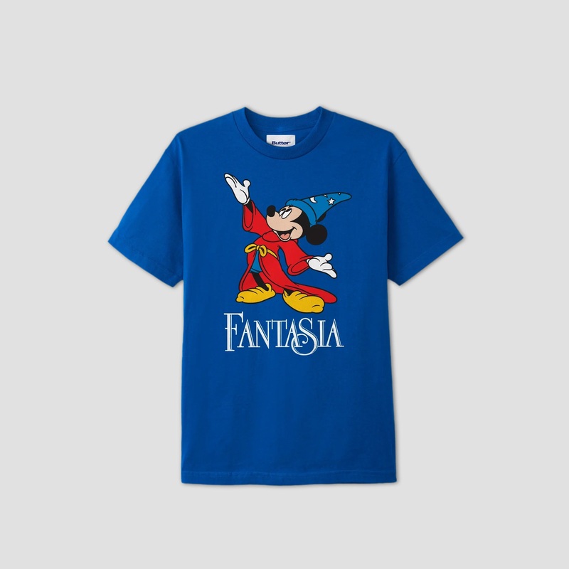 Butter Goods x Disney Fantasia T-Shirt Royal Blue Small
