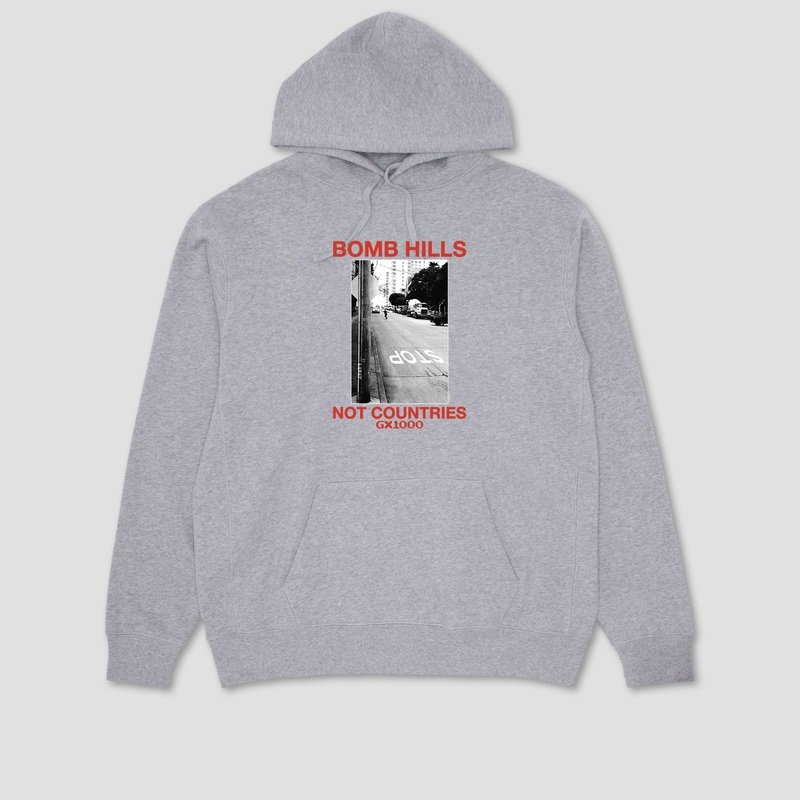 GX1000 Bomb Hills Hood Heather Grey Small