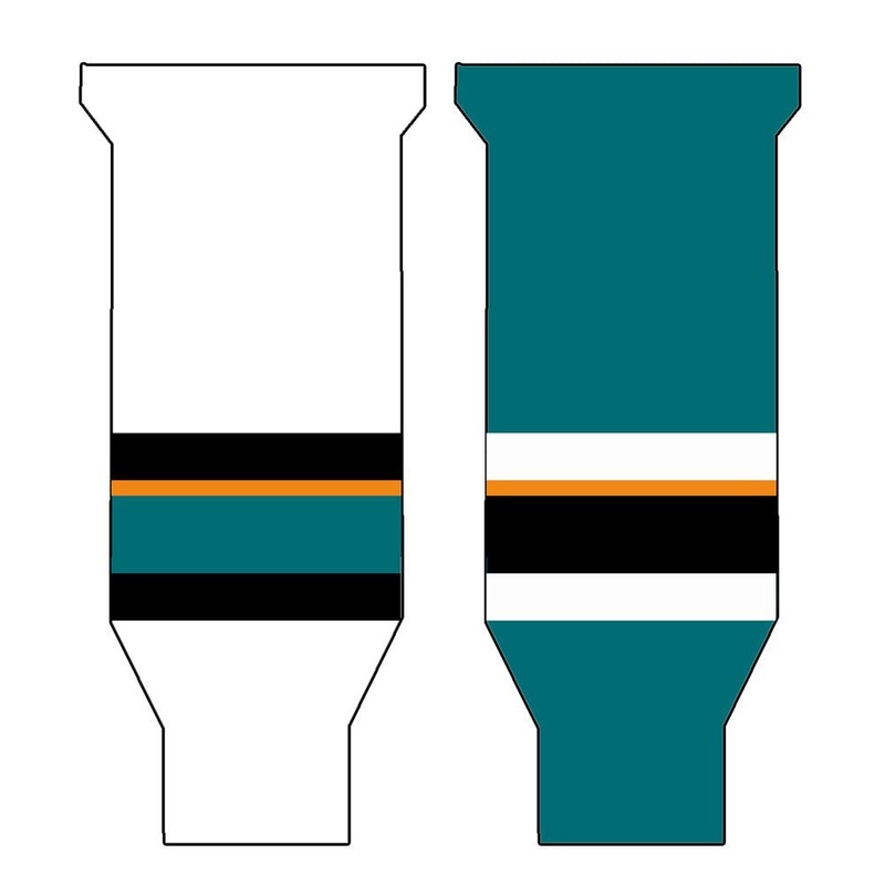 Knitted Ice Hockey Socks – San Jose Sharks (NEW) Junior Turquoise