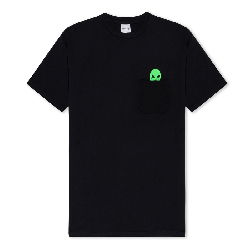 RIPNDIP Lord Alien Pocket T Shirt – Black S