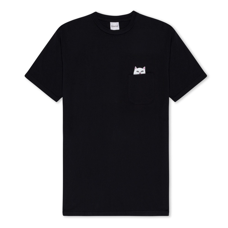 RIPNDIP Lord Nermal Peace Pocket T Shirt – Black S