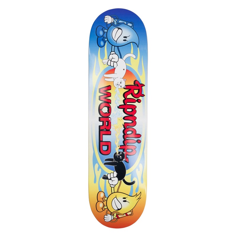 RIPNDIP Water Fire Skateboard Deck – 8.0″