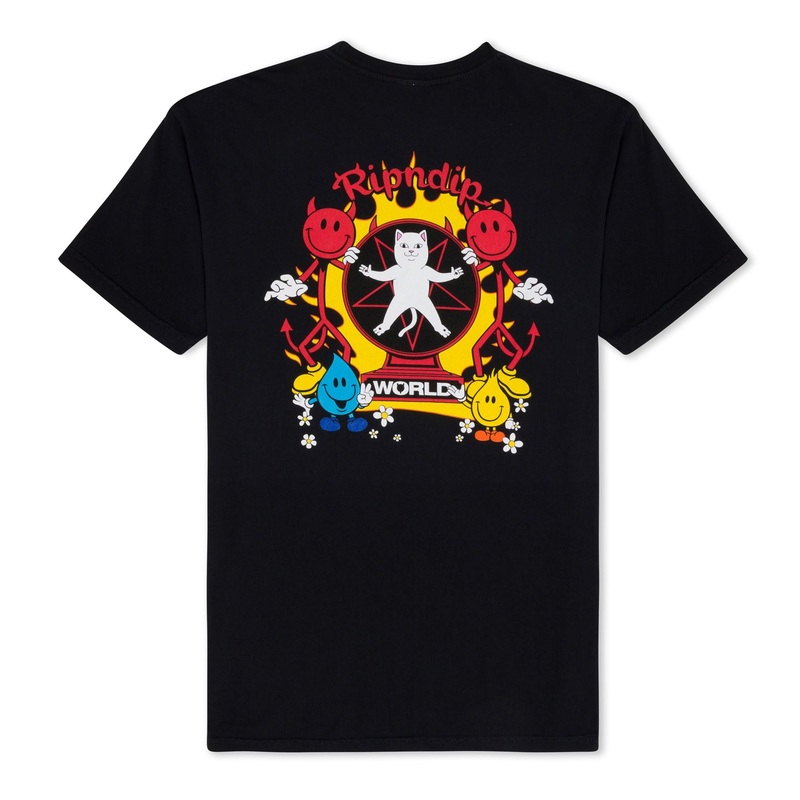 RIPNDIP World T-Shirt – Vintage Black S