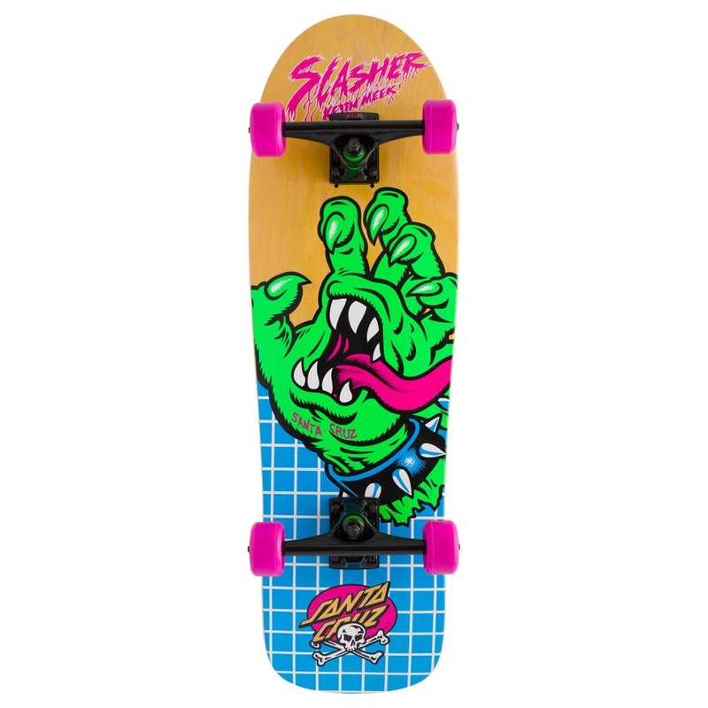Santa Cruzer Meek OG Slasher Hand Shaped Cruiser Skateboard – 31.7″
