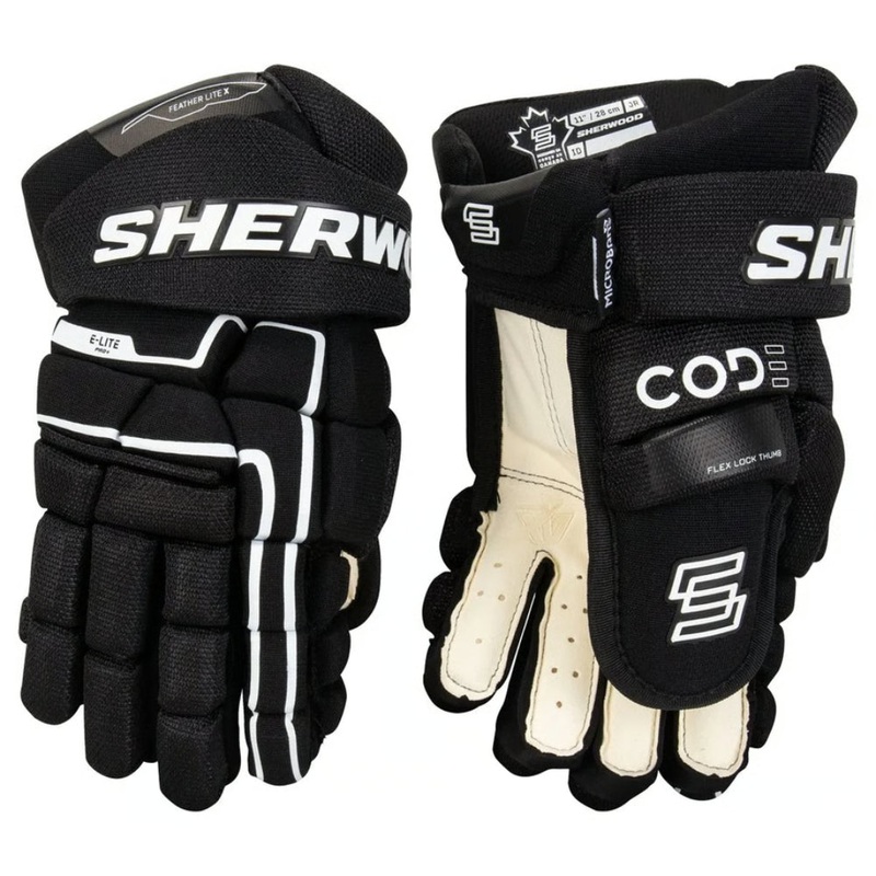 Sher-Wood Code Encrypt 1 Hockey Gloves Junior 10″ Black