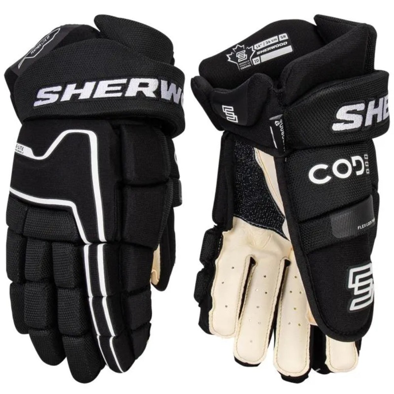 Sher-Wood Code Encrypt Pro Hockey Gloves Junior 10″ Black
