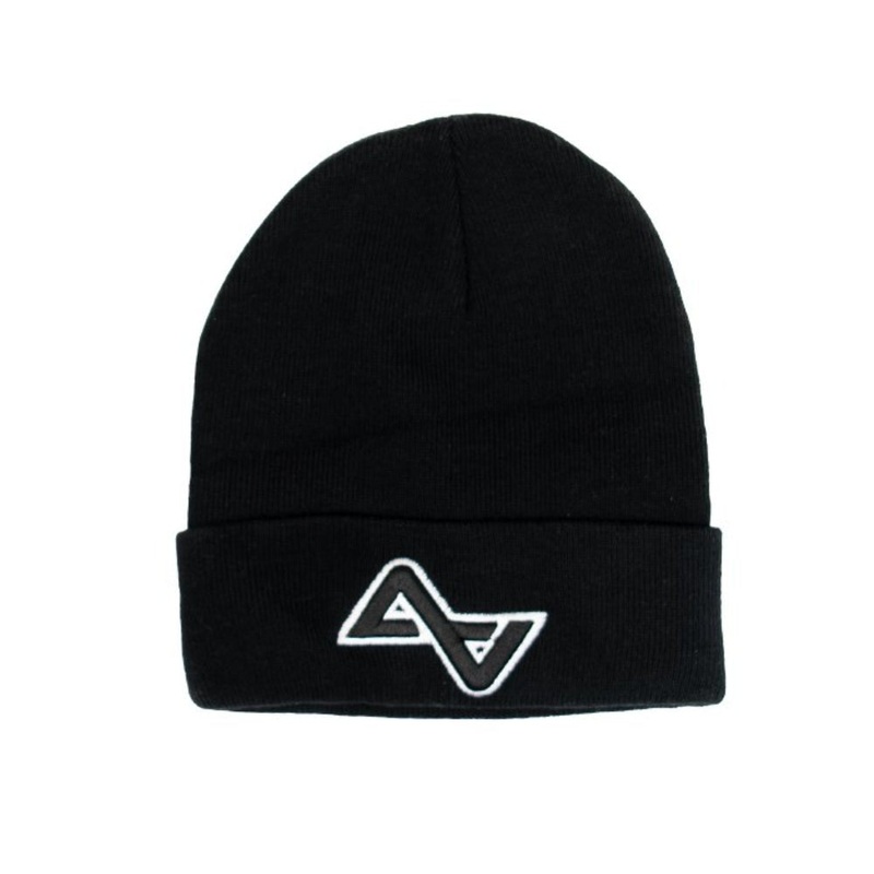 Alkali Logo Beanie Black/White