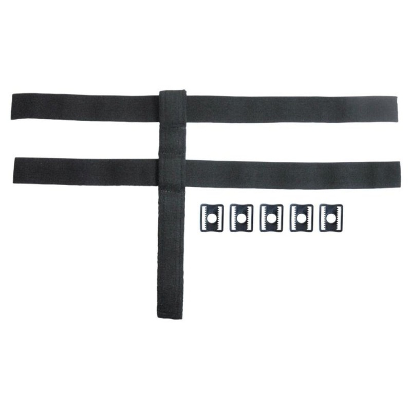 Blue Sports Goalie 5-Point Mask Harness Black