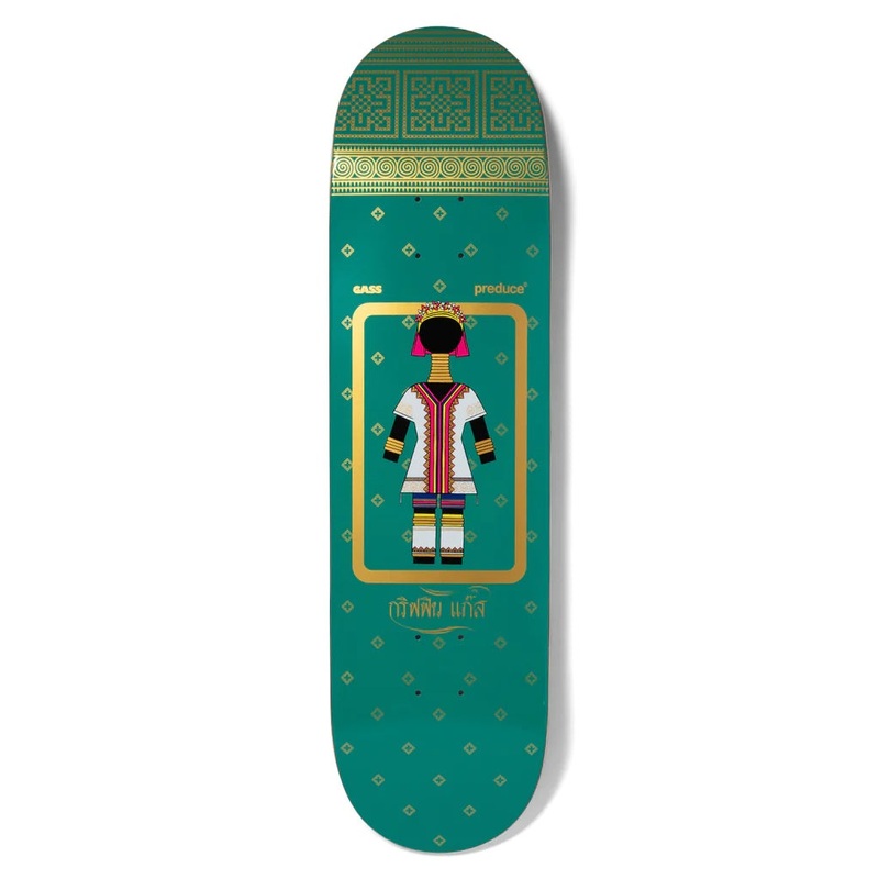 Girl X Preduce Gass Green Skateboard Deck – 8.0″