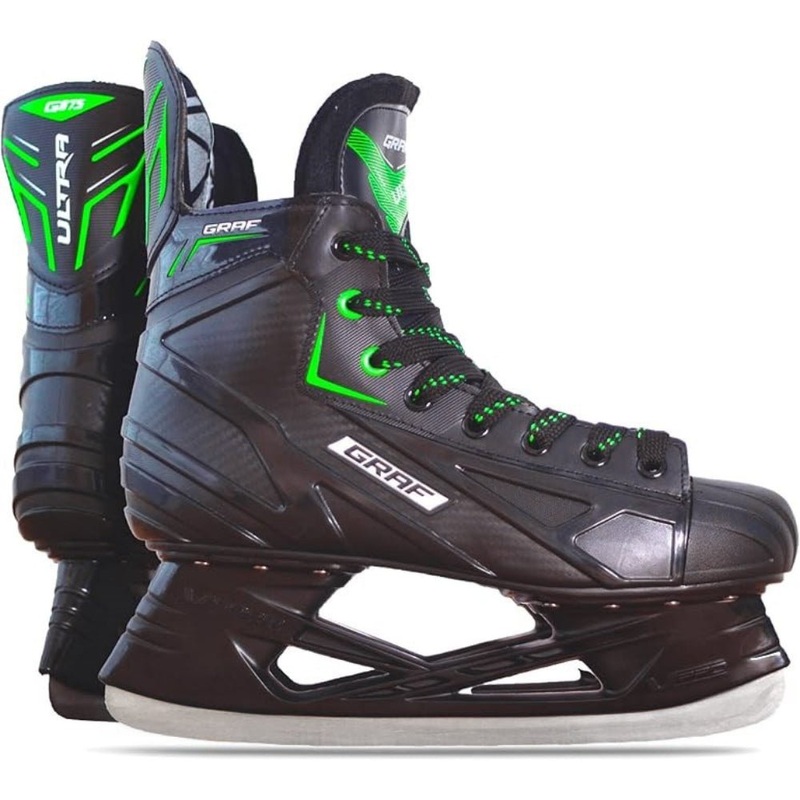 Graf Ultra G875 Ice Hockey Skates – Green Edition Junior EU 33 R