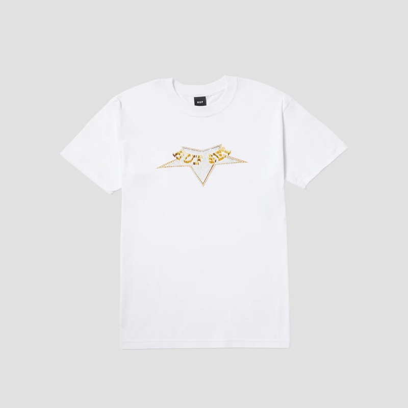 Huf Records T-Shirt White Small