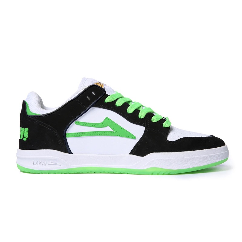 Lakai X Yeah Right Telford Low Skate Shoes – Black/White UK 9