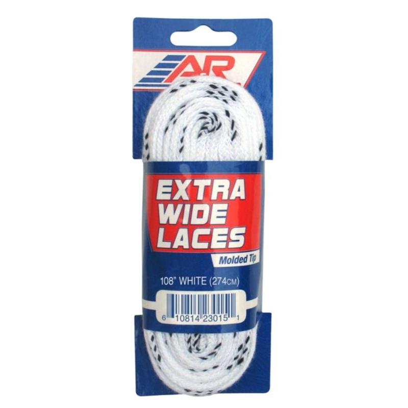 A&R USA Extra Wide Regular Laces 96″ White