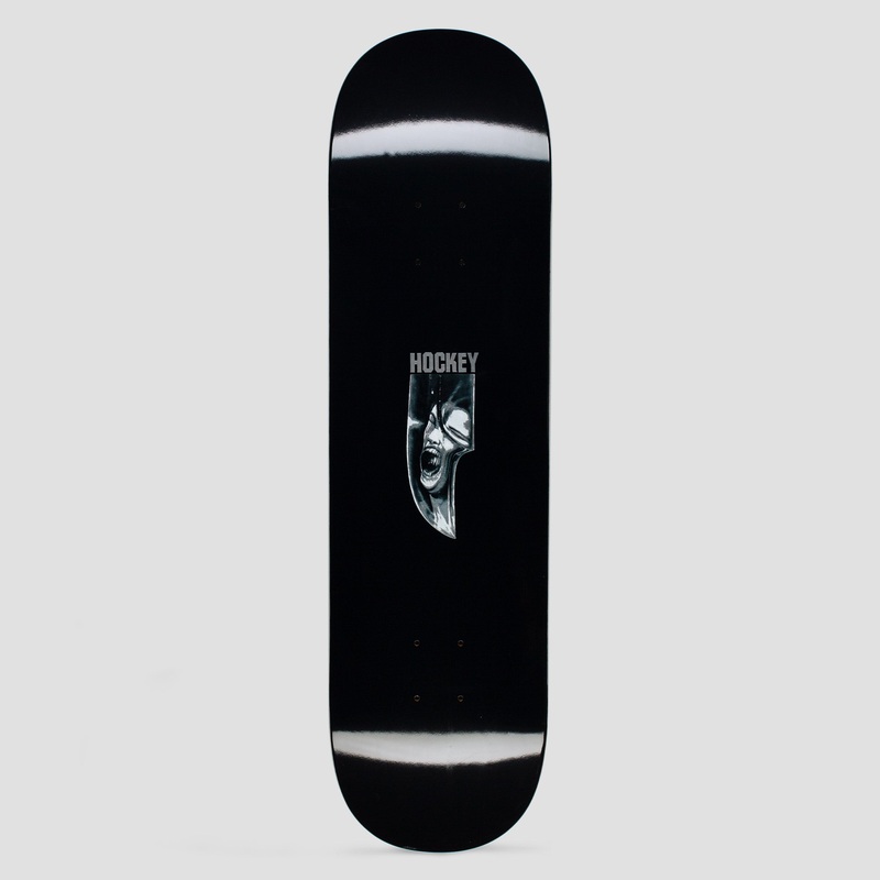 Hockey 8.5 R and R Shape 1 Skateboard Deck Black