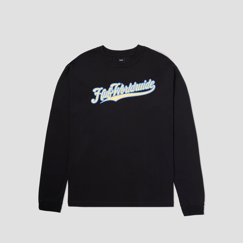 HUF Crackerjack Long Sleeve T-Shirt Black Small