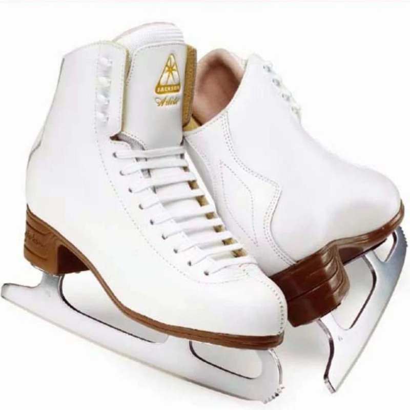 Jackson Classic Artiste Figure Skates – White Junior UK 2 / EU 34.5 / Box 4 C
