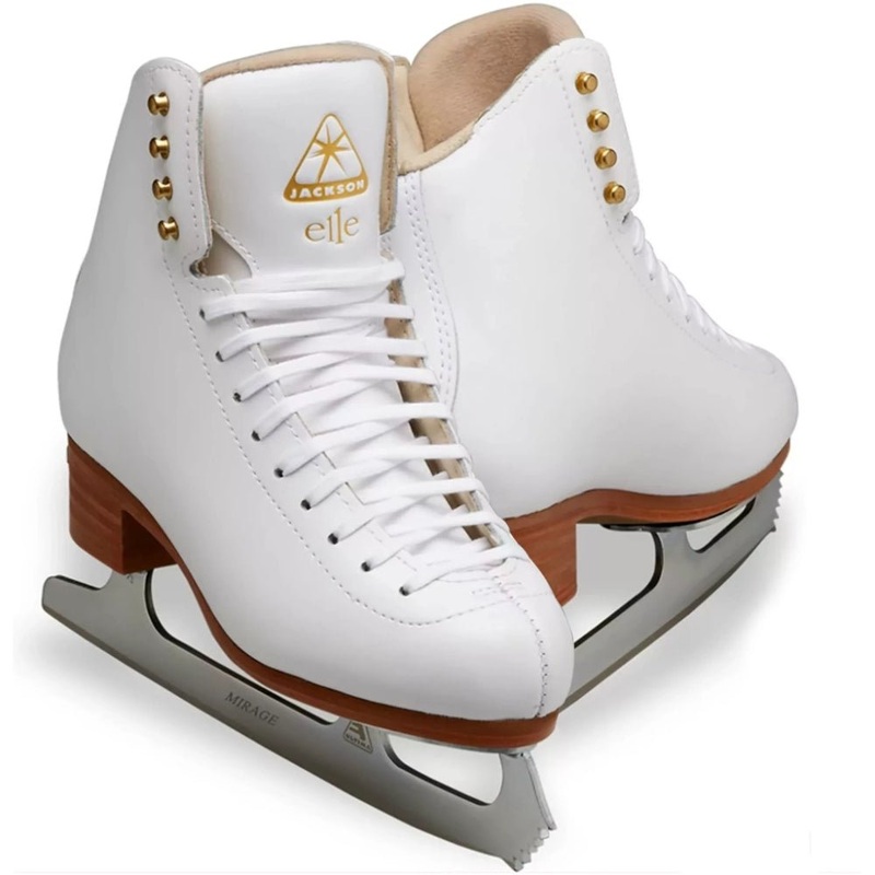 Jackson Classic Elle Figure Skates – White Junior UK 2 / EU 34.5 / Box 4 C