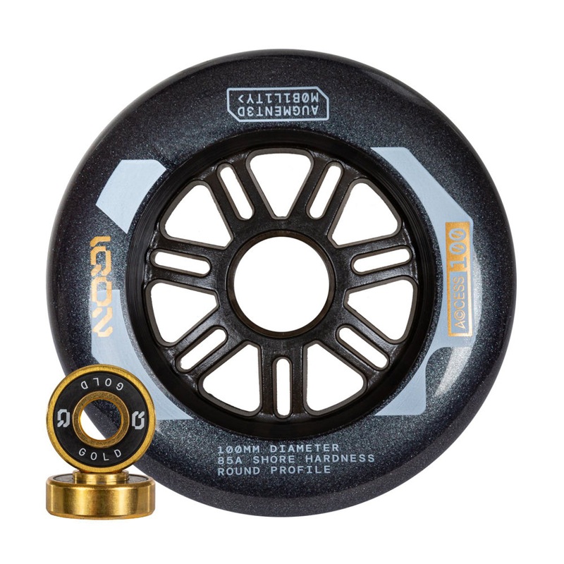 Acces 100mm/85a 3-pack + bearings