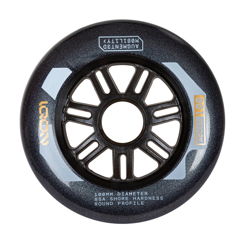 Acces 100mm/85a grey 3-pack