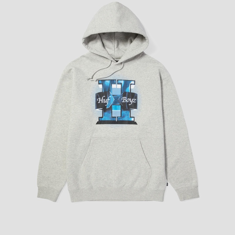 HUF Boyz Hood Heather Grey Small