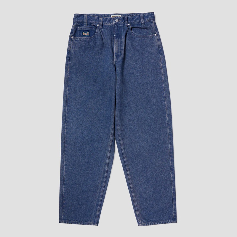 HUF Cromer Washed Pant Blue Night 28