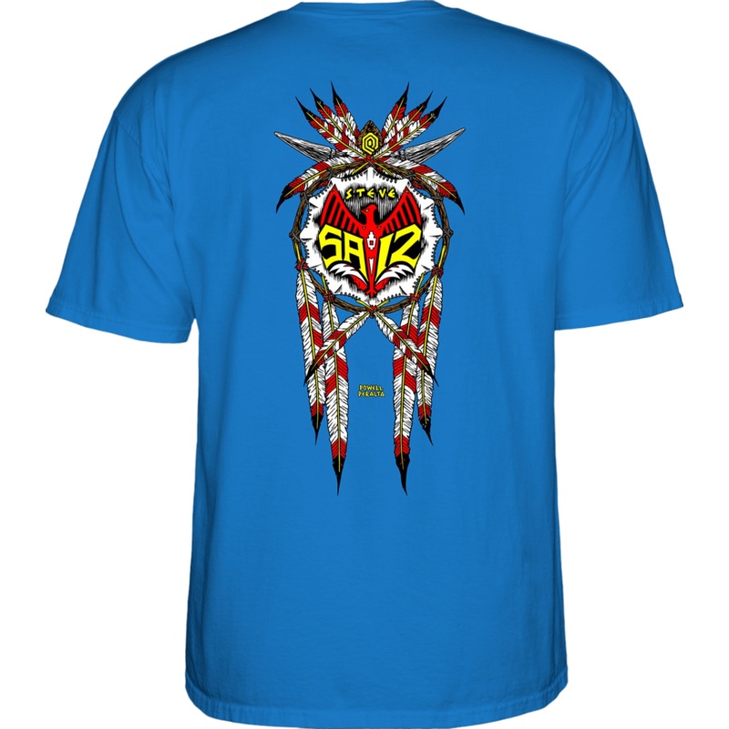 Powell Peralta Steve Saiz Totem T Shirt – Royal Blue S