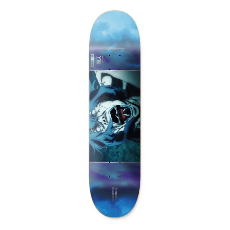 Primitive X Jujutsu Kaisen Mahito Hamilton Blue Skateboard Deck – 8.25″