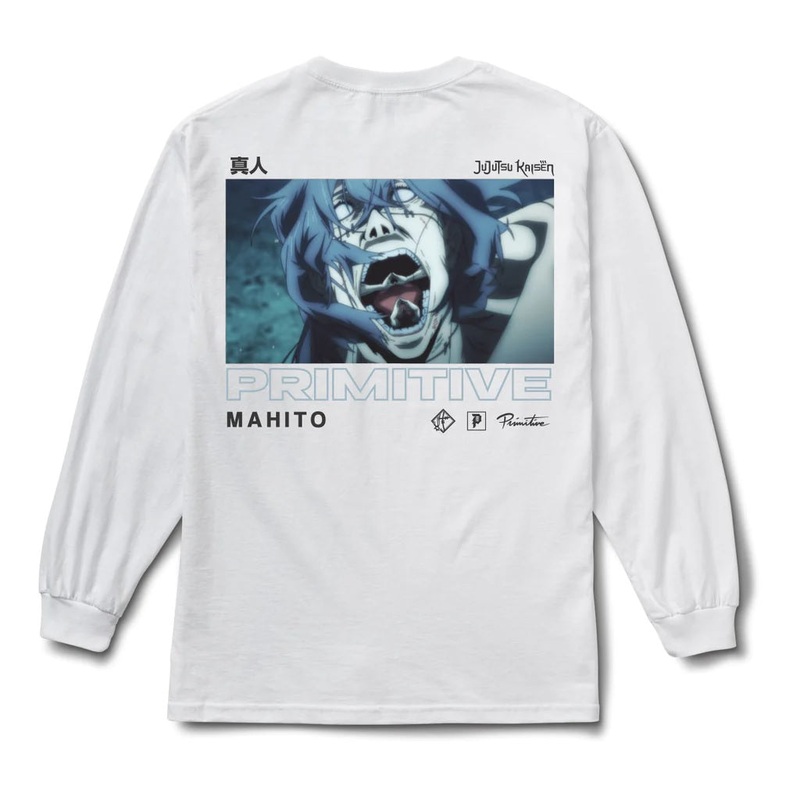 Primitive X Jujutsu Kaisen Mahito L/S T Shirt – White S