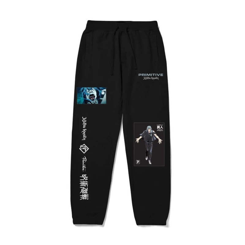 Primitive X Jujutsu Kaisen Mahito Sweatpants – Black S