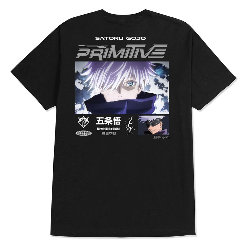 Primitive X Jujutsu Kaisen Satoru T Shirt – Black S