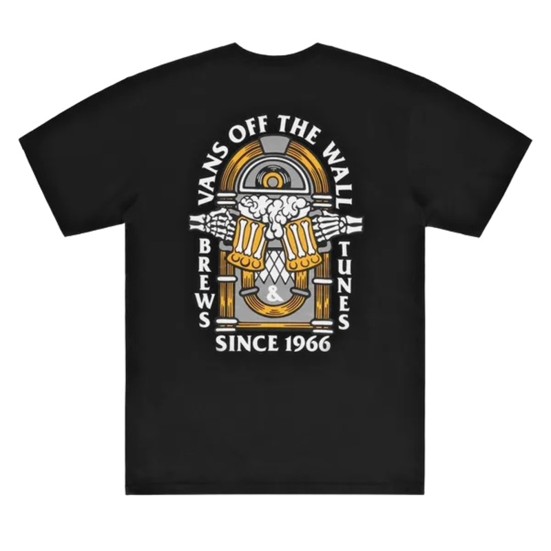 Vans Brew Bros Tunes T-Shirt – Black XS