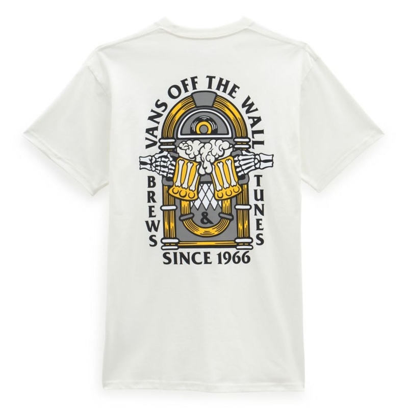 Vans Brew Bros Tunes T-Shirt – Marshmallow XS