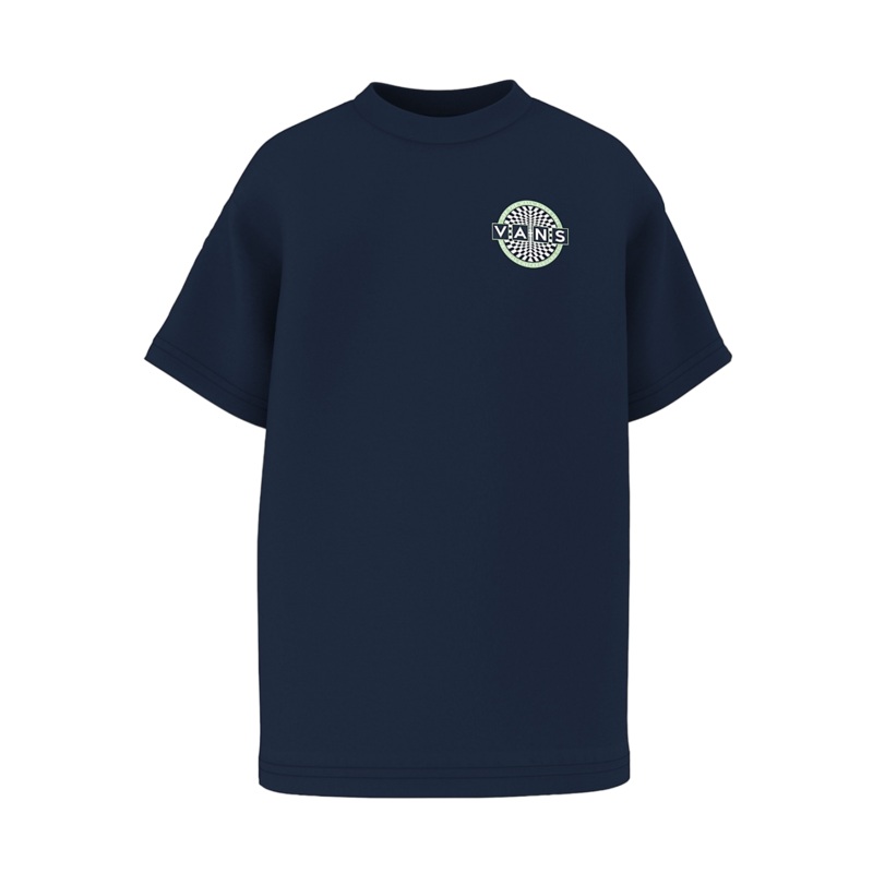 Vans Little Kids Circle Back T-Shirt – Dress Blue 3T