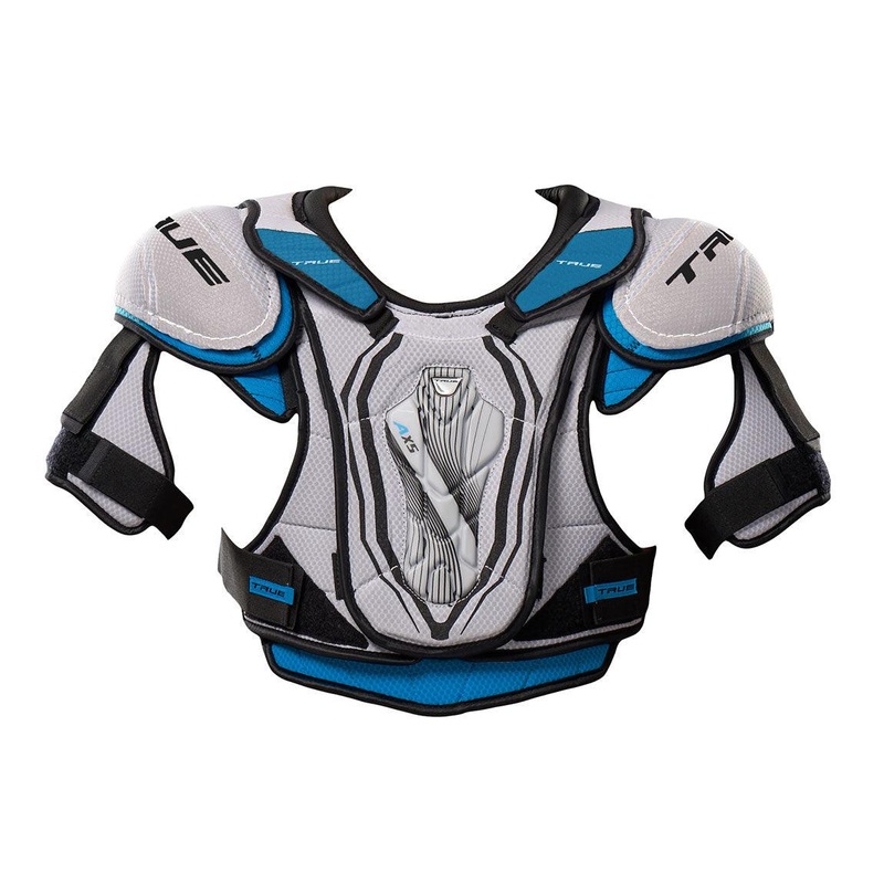 AX5 Shoulder Pads  – Senior S Black/Black/White