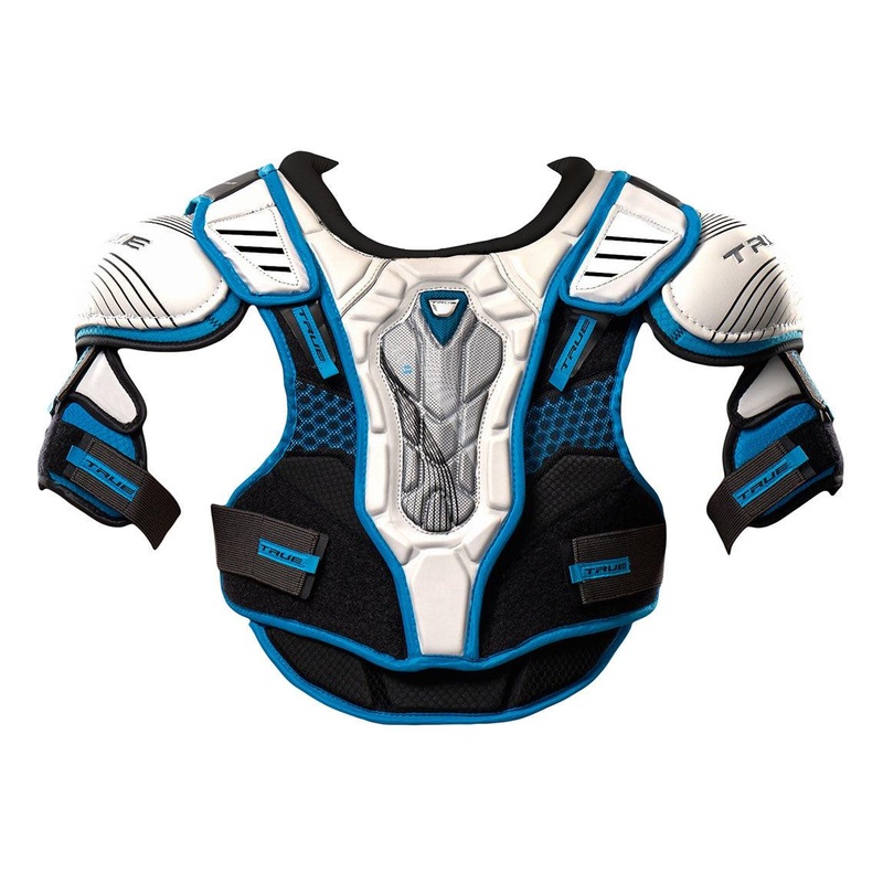 AX9 Shoulder Pads  – Senior S Black/Black/White