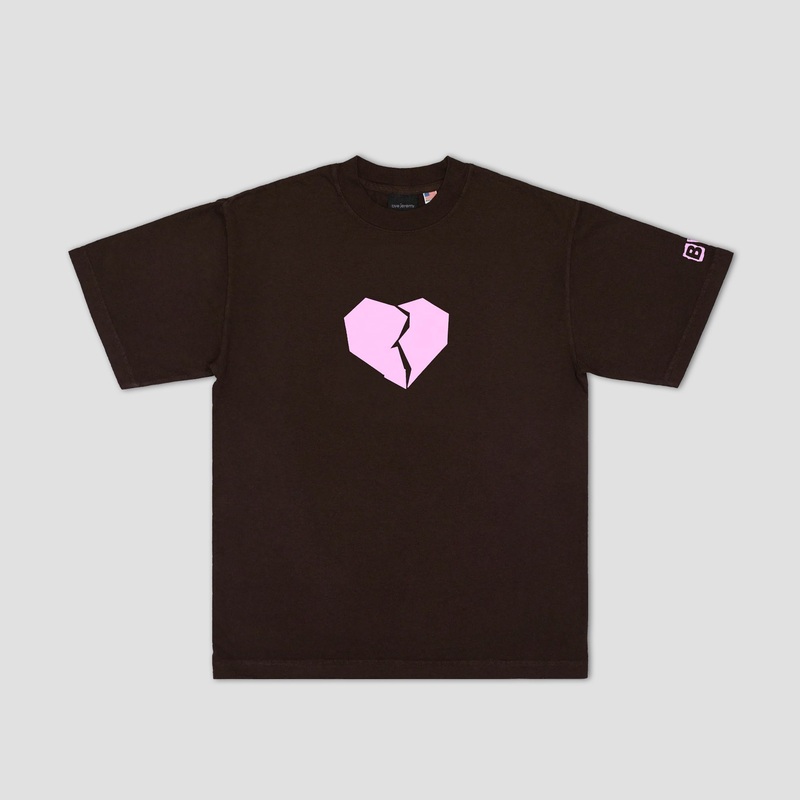 Bye Jeremy Brokenheart T-Shirt Brown Small