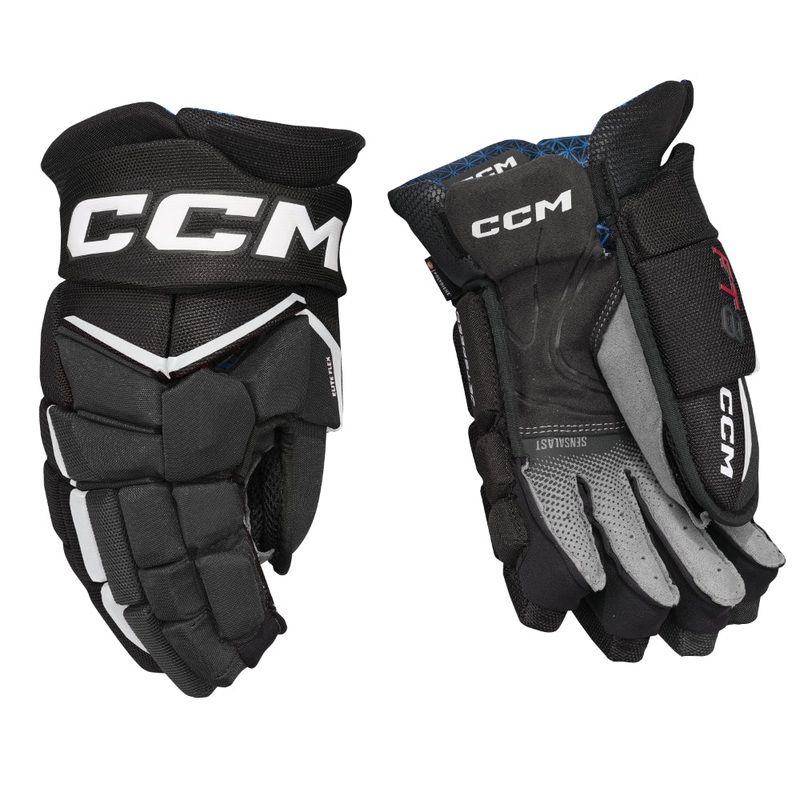 CCM Jetspeed FT8 Hockey Gloves Junior 10″ Black/White