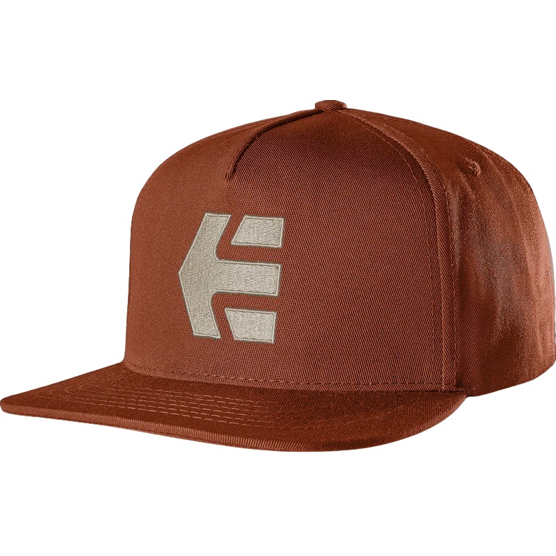 Etnies Icon Snapback Hat – Rust