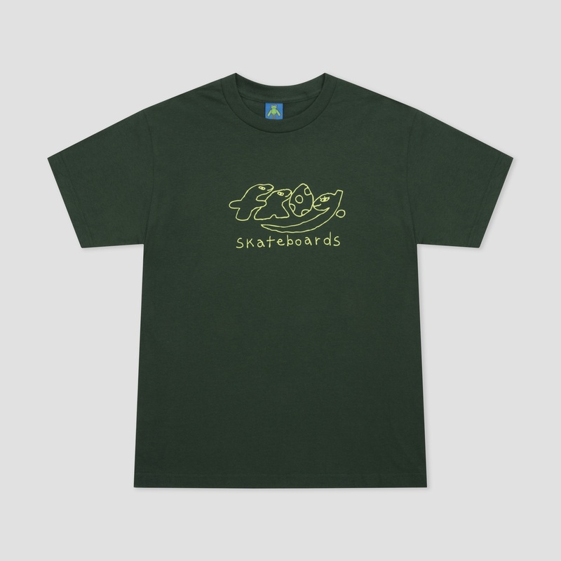 Frog Dino logo T-Shirt Forest Small