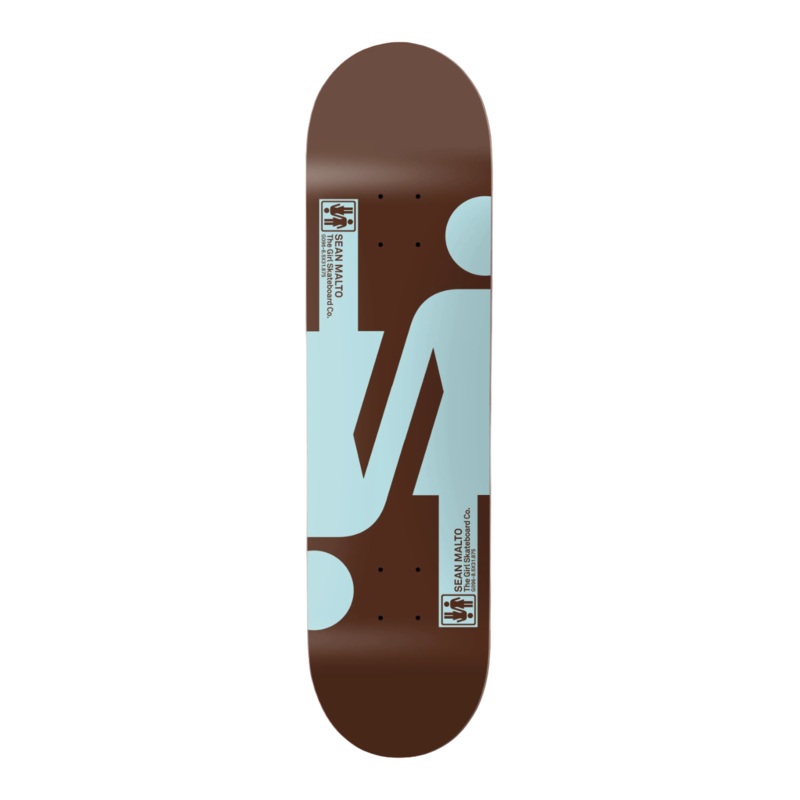 Girl Malto Double OG Twin Tip Brown Skateboard Deck – 8.5″