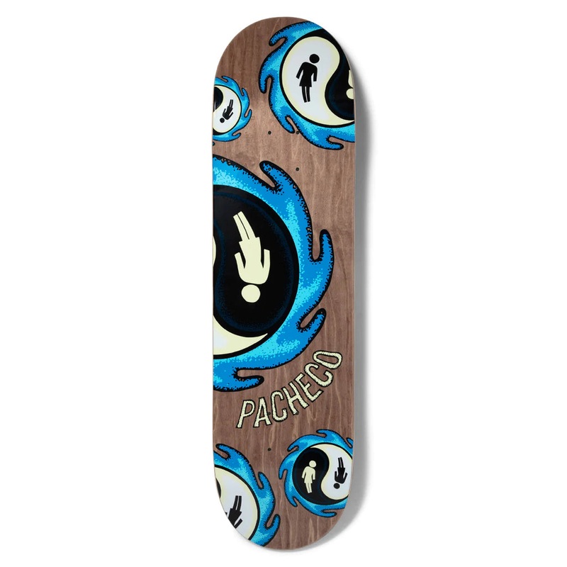 Girl Pacheco Yin-Yang Skateboard Deck – 8.375″