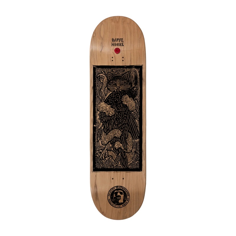 Heathen Daryl Nobbs Crow Killer Skateboard Deck – 8.75″