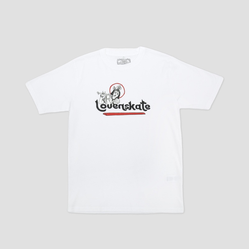 Lovenskate Curbasutra T-Shirt Burnt White Small