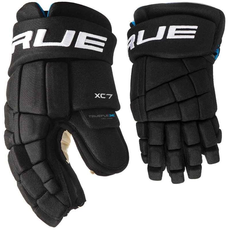 XC7 Hockey Gloves – Senior 13 Black/Teal