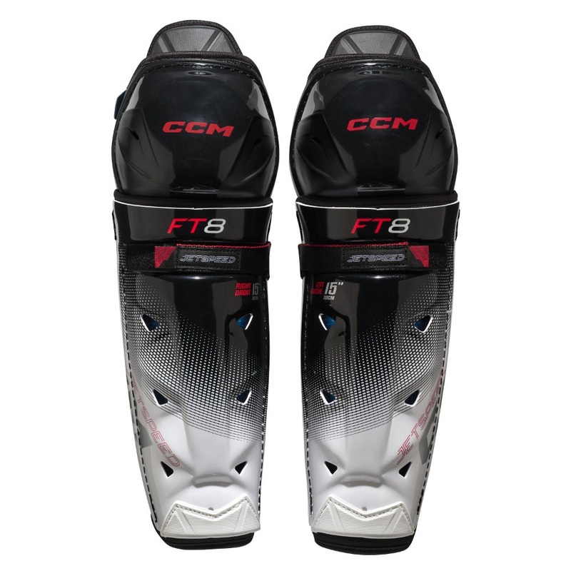 CCM Jetspeed FT8 Shin Guards Junior 11″