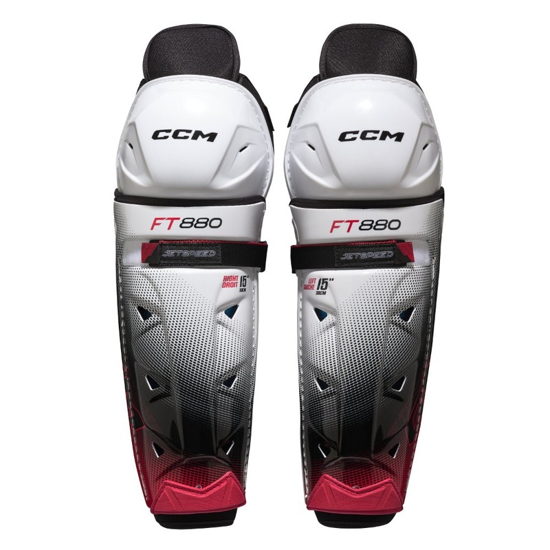 CCM Jetspeed FT880 Shin Guards Junior 11″